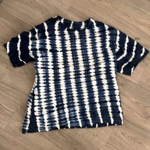 UMBER & OCHRE handwoven tie-dye shirt